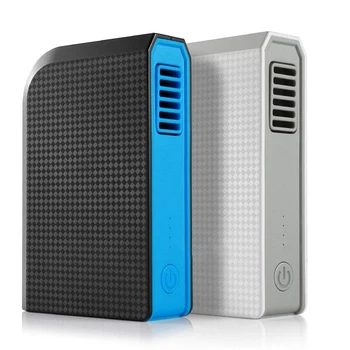 

2 Pcs Small Personal Fan with 6000MAh Power Bank Mini Handheld with Portable Charger Best Using in Travel School Office Kitchen