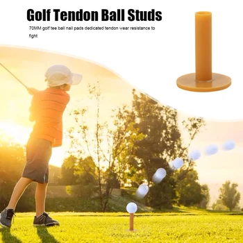 

Rubber Golf Tee Standing Practice Holder 70mm Training Ball Nails Holder Training golfballen for Outdoor Exercise Sport