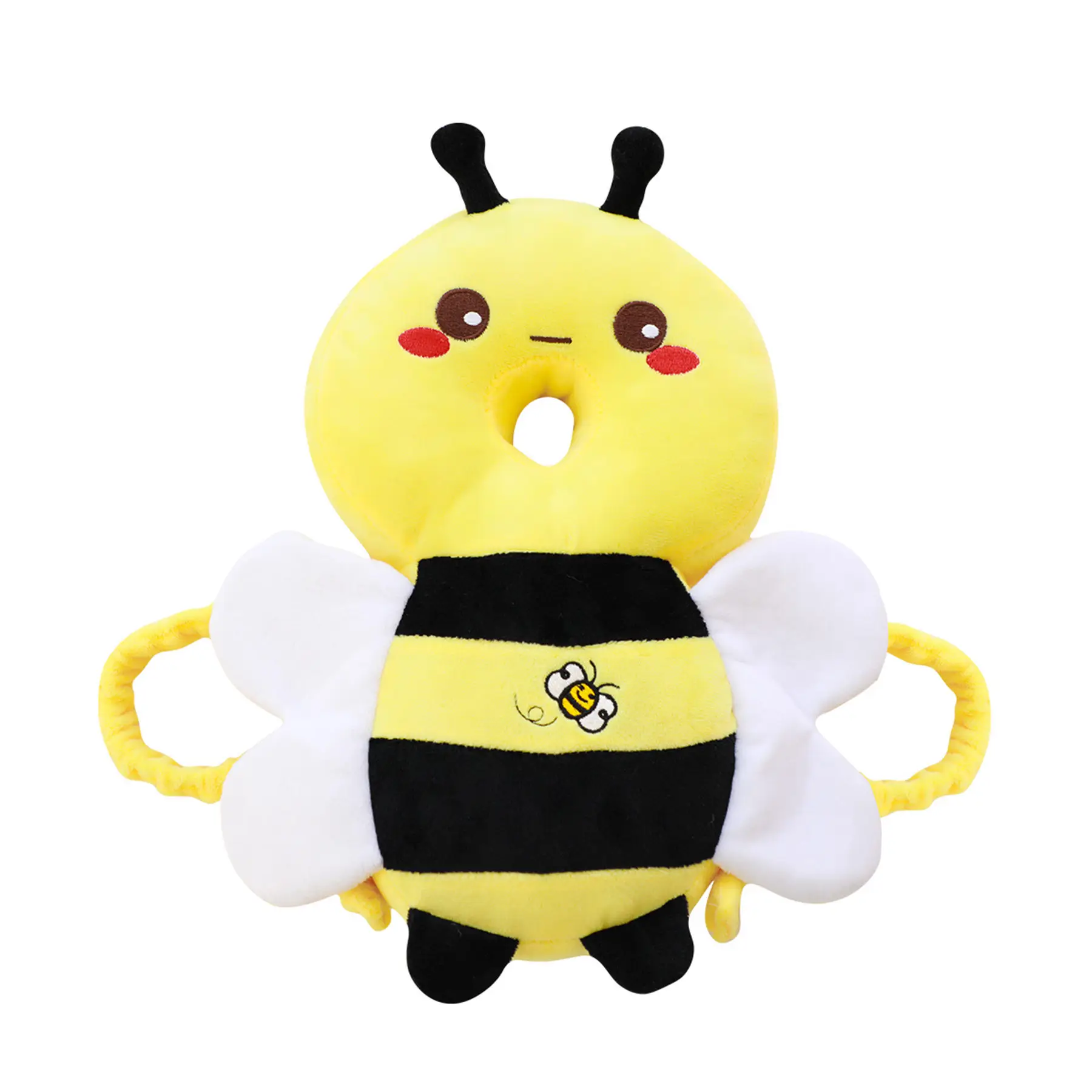 Breathable Headrest Baby Anti-fall Toddler Cartoon Walk Anti-fall Pillow Plush Toy Baby Pillows Bee Baby Headrest Cushion