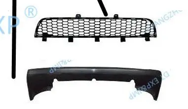 net and guard 2007-2012 передний бампер сетка для pajero sport под бортом для montero sport бампер для губ защита 6402A124 6400B344 6400C992 - Цвет: net and guard