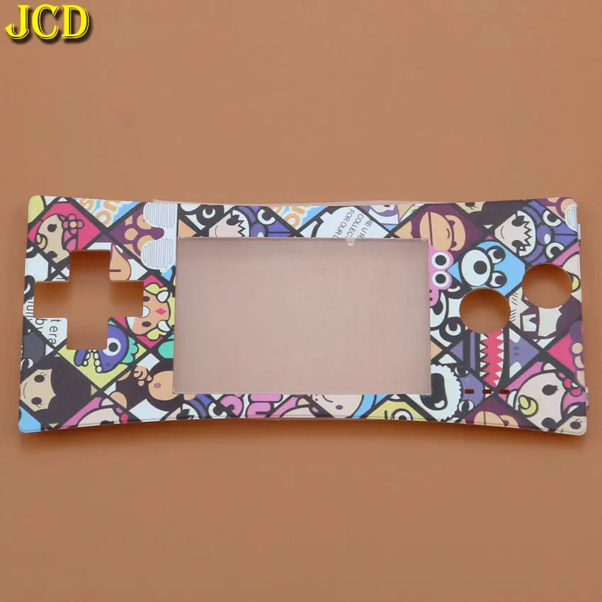JCD 1 шт. Лицевая панель чехол Замена для Gameboy Micro для GBM передний корпус Ремонт Часть - Цвет: L