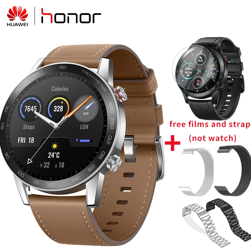 Предпродажа, глобальная версия, Honor Magic Watch, 2, 5 АТМ, водонепроницаемые, gps, умные часы для мужчин и женщин, с кислородом крови, для Android IOS