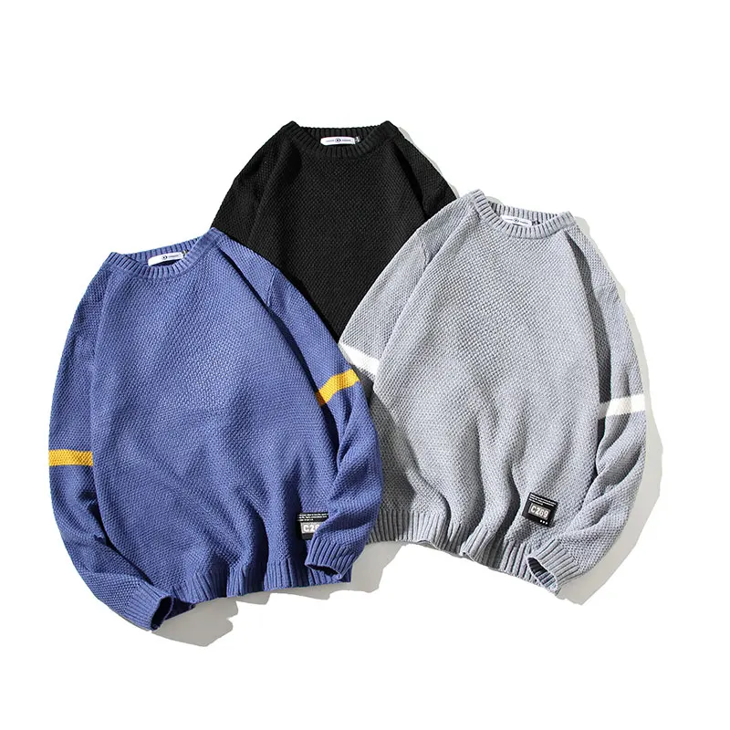 

2020 Men's Autumn New Long-Sleeved Loose Version Warm Sweater