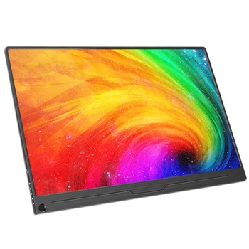 

HOT-15.6 Inch 4K Type C Portable HDR Gaming Monitor for PS4 Pro XBOX NS PC Laptop Full New IPS Screen US Plug