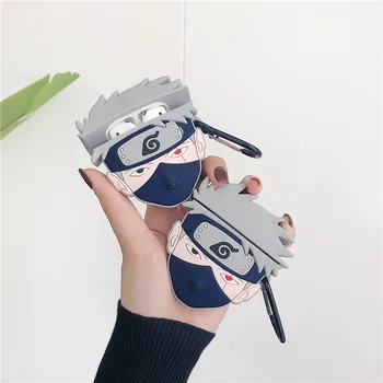 

New 3D Japan Cartoon NARUTO Tendo Shockproof Headphone Cases for Apple Airpods 1 2 Silicone Protection Wireless Earphone Cover