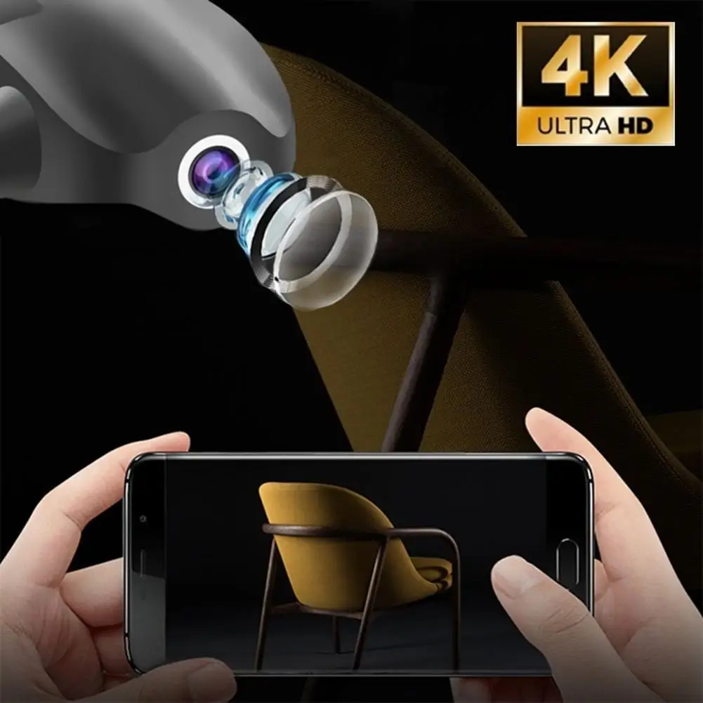 Дрон FN 2,4 ГГц wifi FPV 720 P/1080 P/4 K HD Двойная камера 18 минут полёт Безголовый режим RC вертолет Квадрокоптер подарок для детей