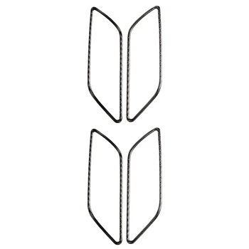 

4Pcs Carbon Fiber Inner Car Door Handle Frame Trim Cover for Audi A3 8V 2014-2018