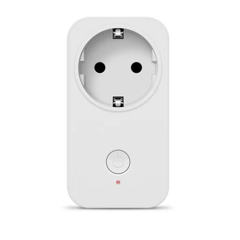 

ZigBee 3.0 Wireless Smart Socket 2500W Wall PlugTime APP Control compatible with SamrtThings Amazon Echo Plus gateway