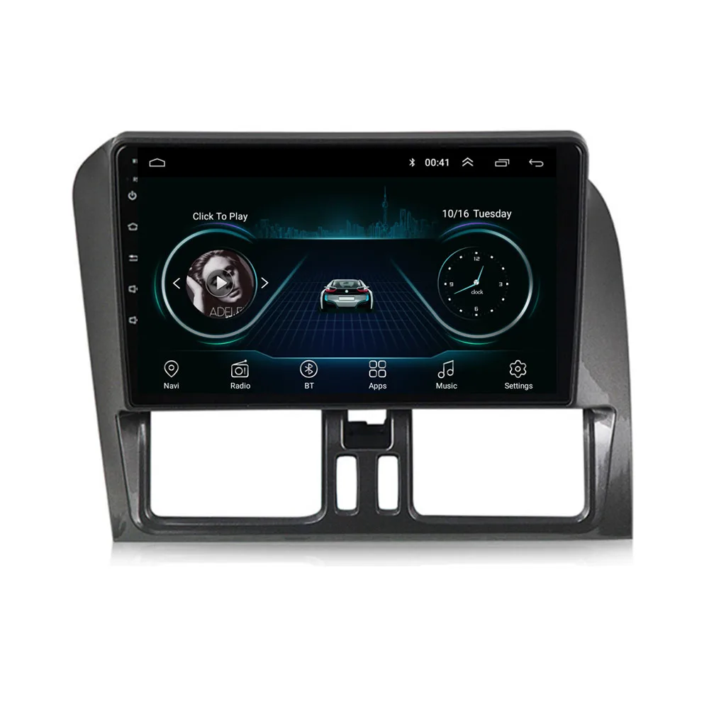 4G LTE Android 10 1 для Volvo XC60 2009 2010 2011 2012 Мультимедиа Стерео DVD плеер навигация GPS
