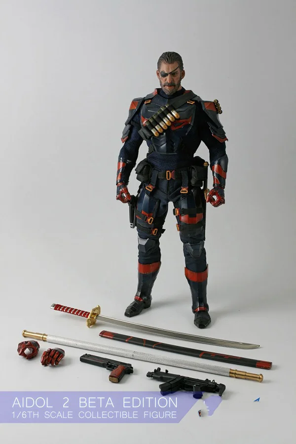 1/6 коллекционный полный набор комикс версия Deathstroke AIDOL 2 AIPHA EDITION/бета издание Базовая фигурка модель для фанатов подарки - Цвет: BETA EDITION