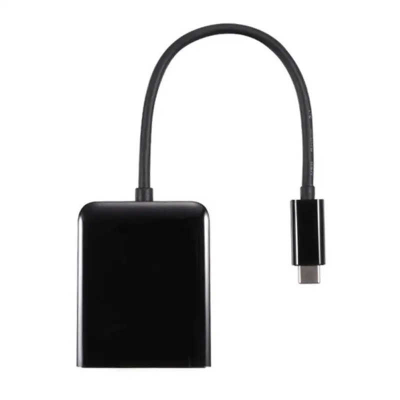 Тип C HDMI конвертер аудио-видео синхронная передача Разветвитель USB C на двойной HDMI адаптер 4K видео дисплей док-станция