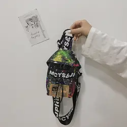 INS Super Fire Грудь пакет студентов Harajuku-хип-хоп сумка honey Disco сумка женская в Корейском стиле хип-хоп сумка через плечо