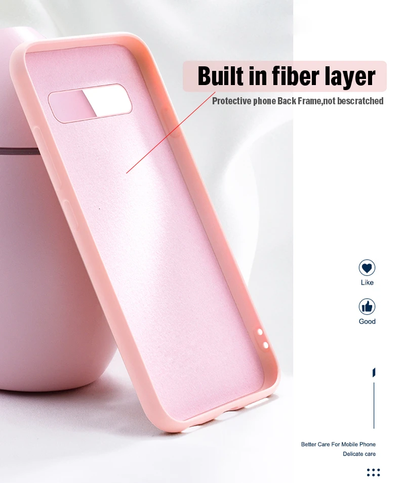 1000Pieces Liquid Silicone Protective Cover For Samsung Galaxy S10 5G S10E S9 Plus S8 Note 10 Pro 9 8 A750 Candy Color Back Case