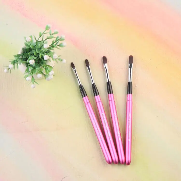 

ArtSecret 1PC High Quality Nail Manicure Gel Brush For Art Acrylic Liquid Powder SPA-513 Flat Oval