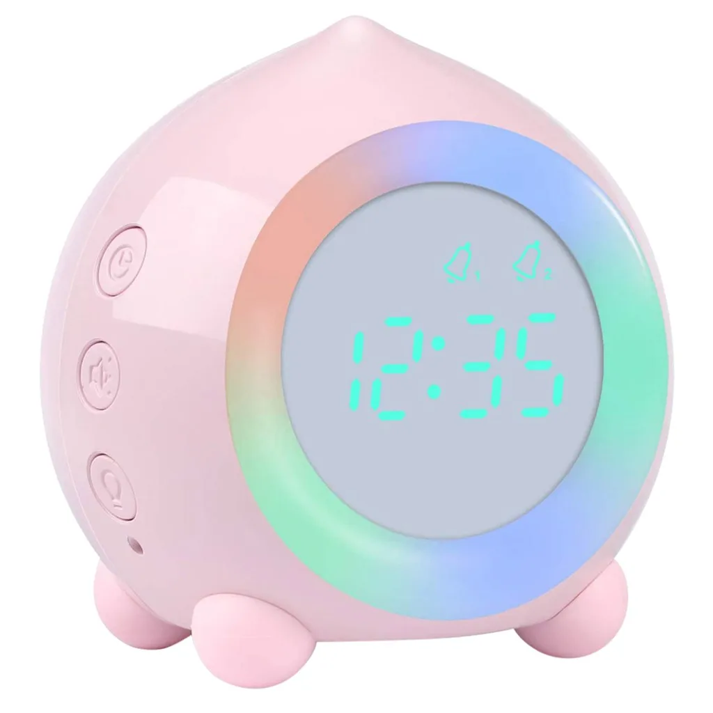 Proking Children's Alarm Clock Digital Sunrise Simulator Bedroom Kids