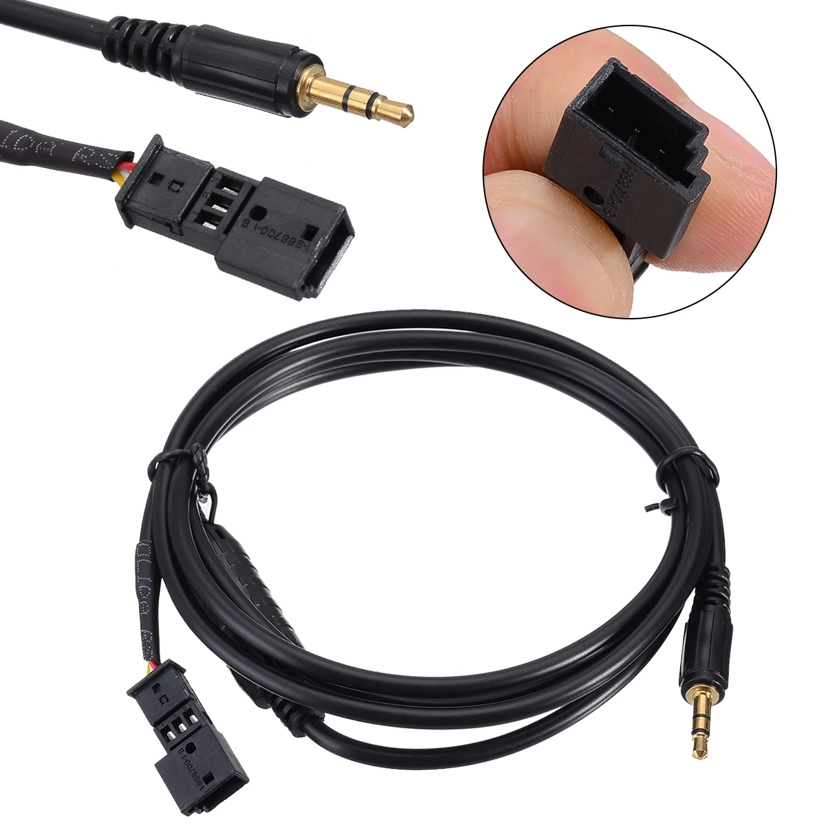 3 Pin 3.5mm AUX Adapter Cable Car Audio Stereo Cable NAVI MP3 CD Accessory For BMW BM54 E39 E38 E46 E53 X5