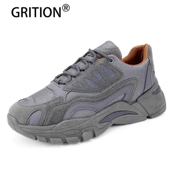 

GRITION Mens Running Shoes Outdoor Summer Flywire Sports Shoes Lightweight Breathable Jogging Sneakers Athletic Men Shoes