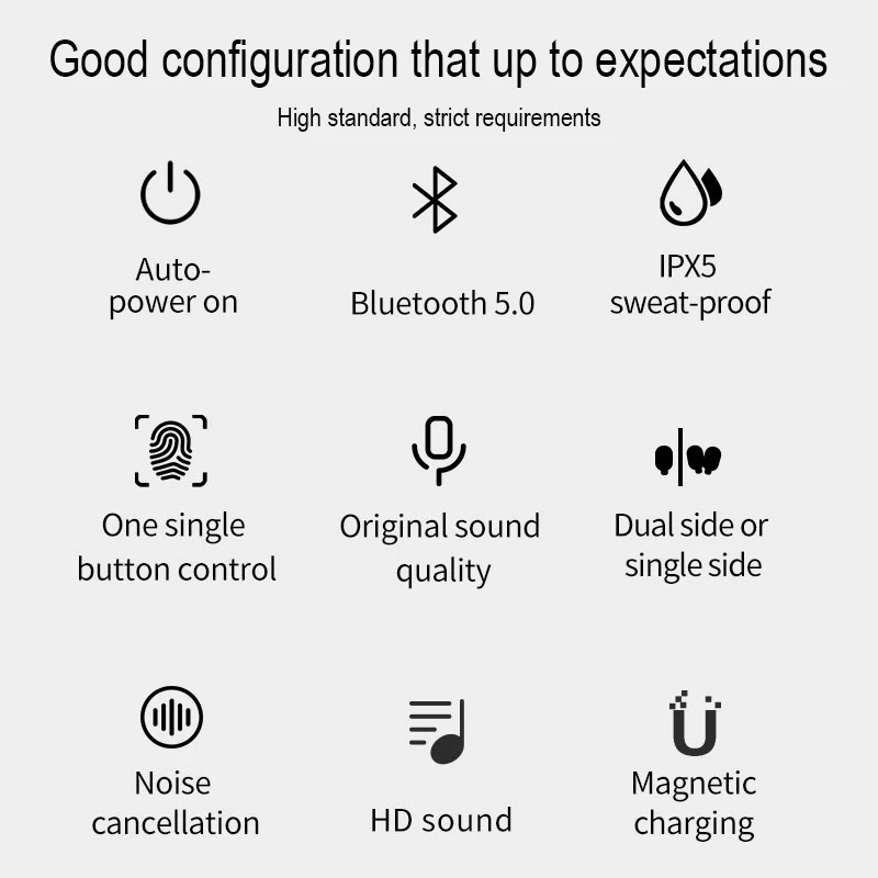 FineBlue X9 PLUS Bluetooth 5,0 наушники с двойным поясом наушники с зарядкой металлический ящик шумоподавление Спортивная Музыкальная гарнитура Handfree AT