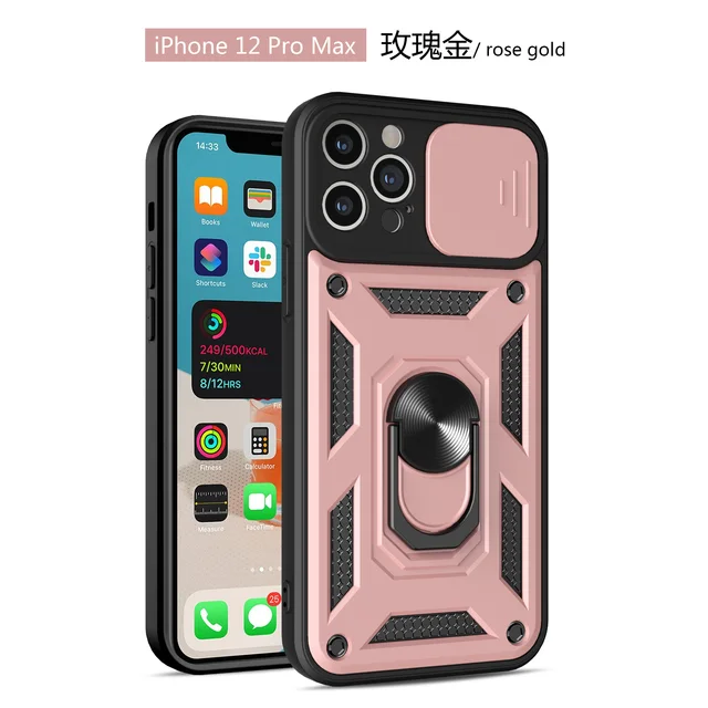 Armor Shockproof Phone Case For OPPO Realme Reno A32 A15 15S A53 A54 A72 A73 A74 A93 A94 8 5 5Z 4 Pro Lite 5G 4G 2020 PC Cover Rose Gold