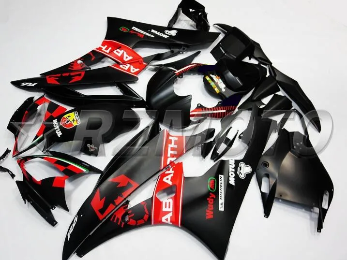 4 подарки Новые ABS полные комплекты обтекателей для YAMAHA YZF-R6 2006 2007 Обтекатели набор YZF R6 06 07 литьевая Форма под заказ матовый красный черный