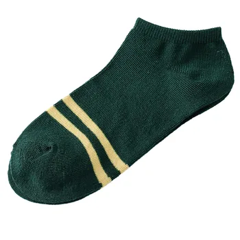 

1 Pairs Women Socks Unisex Stripe Comfortable Cotton Ankle Sock Women Men Slippers Short Ankle Socks Daily Anti-Slip Short Sox