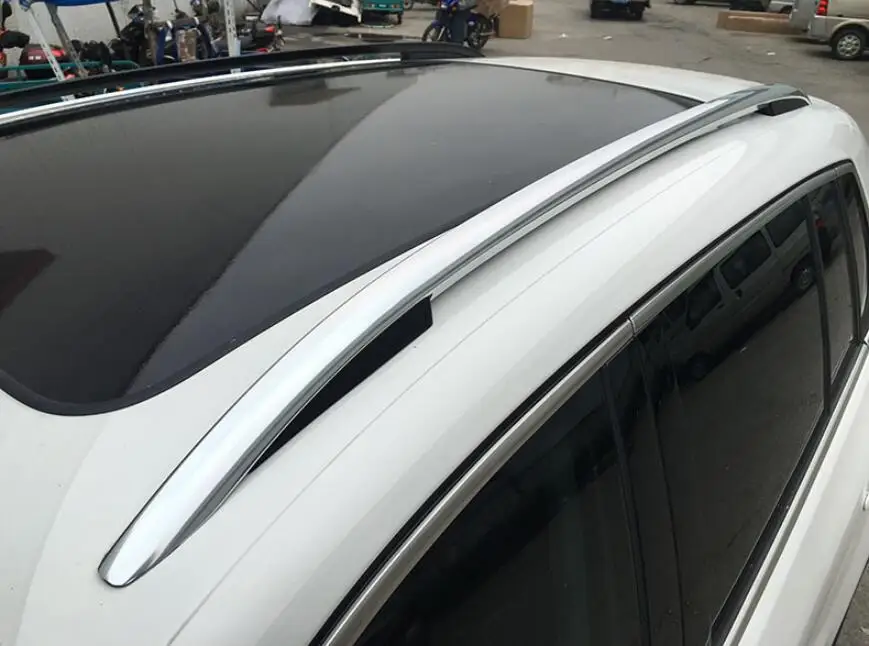 High quality Stainless steel Roof Racks Luggage Rack Fits For Volkswagen Tiguan 2012 2013 2014 2015 2016 2017 2018