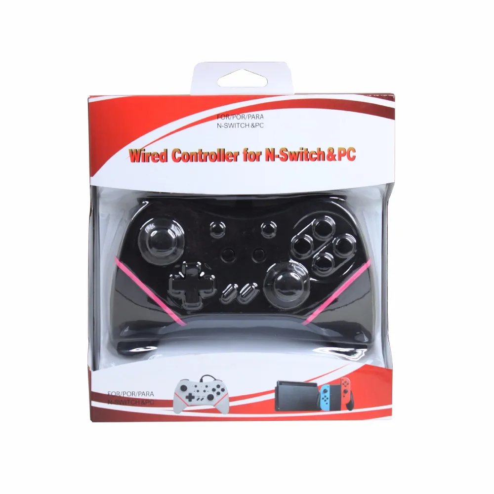 Проводной игровой контроллер USB для Nintendo Switch NS Поддержка консолью коммутатора/джойстик для ПК геймпад для Windows7/8/10 с турбо-кнопка