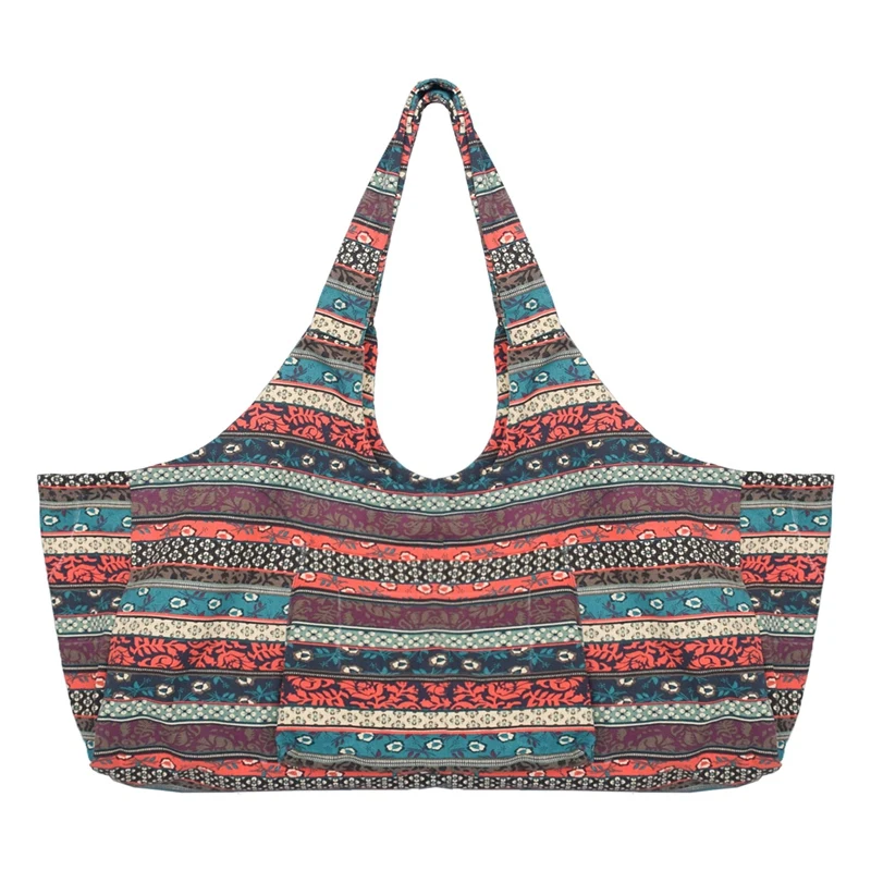 

Girl Single Shoulder Yoga Bags Color Women Canvas Fitness Bag Large Capacity Sport Beach Tour Storage Bag