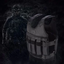 Регулируемый Фитнес Утяжеленным весом для детей до 20 кг по самой низкой цене, 50 кг тренировки быстросохнущая футболка для йоги тренажерного зала тренировки по боксу жилет Фитнес оборудование ALS88