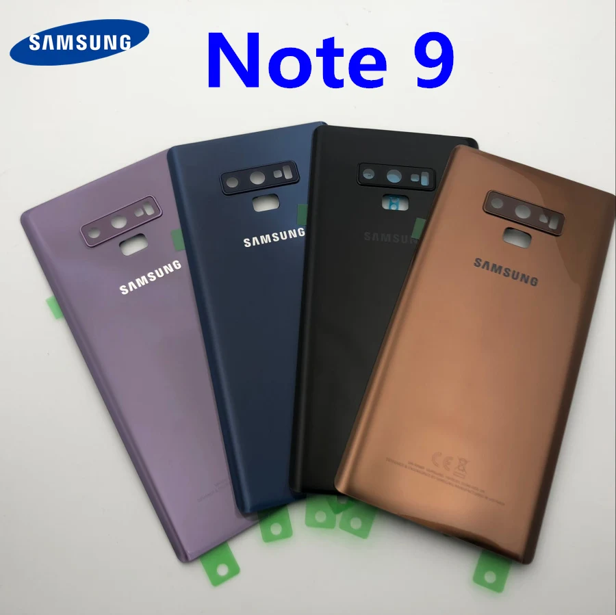 

Note9 Back Glass Replacement For Samsung Galaxy Note 9 N960 N960F N960P SM-N960F Battery Cover Rear Door Housing Case