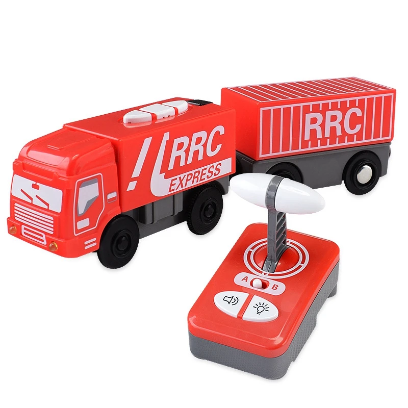 

Kid Electric Remote Control Train Toy Magnetic Train Model Locomotive Plaything for Thomas Wooden Track Toys for Children