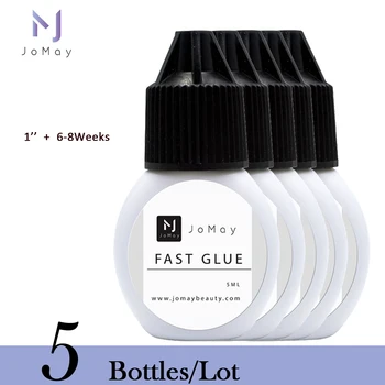 

Eyelash Extension Glue 1 Seconds Fast Drying Eyelashes Glue Pro Lash Glue Black Adhesive Retention 5-7 weeks