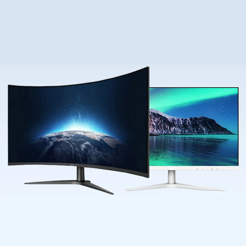 US $170.05 24 Inch Curved Game Monitor 144hz Game Monitor Screen For Xbox Ps4Monitor Gamer