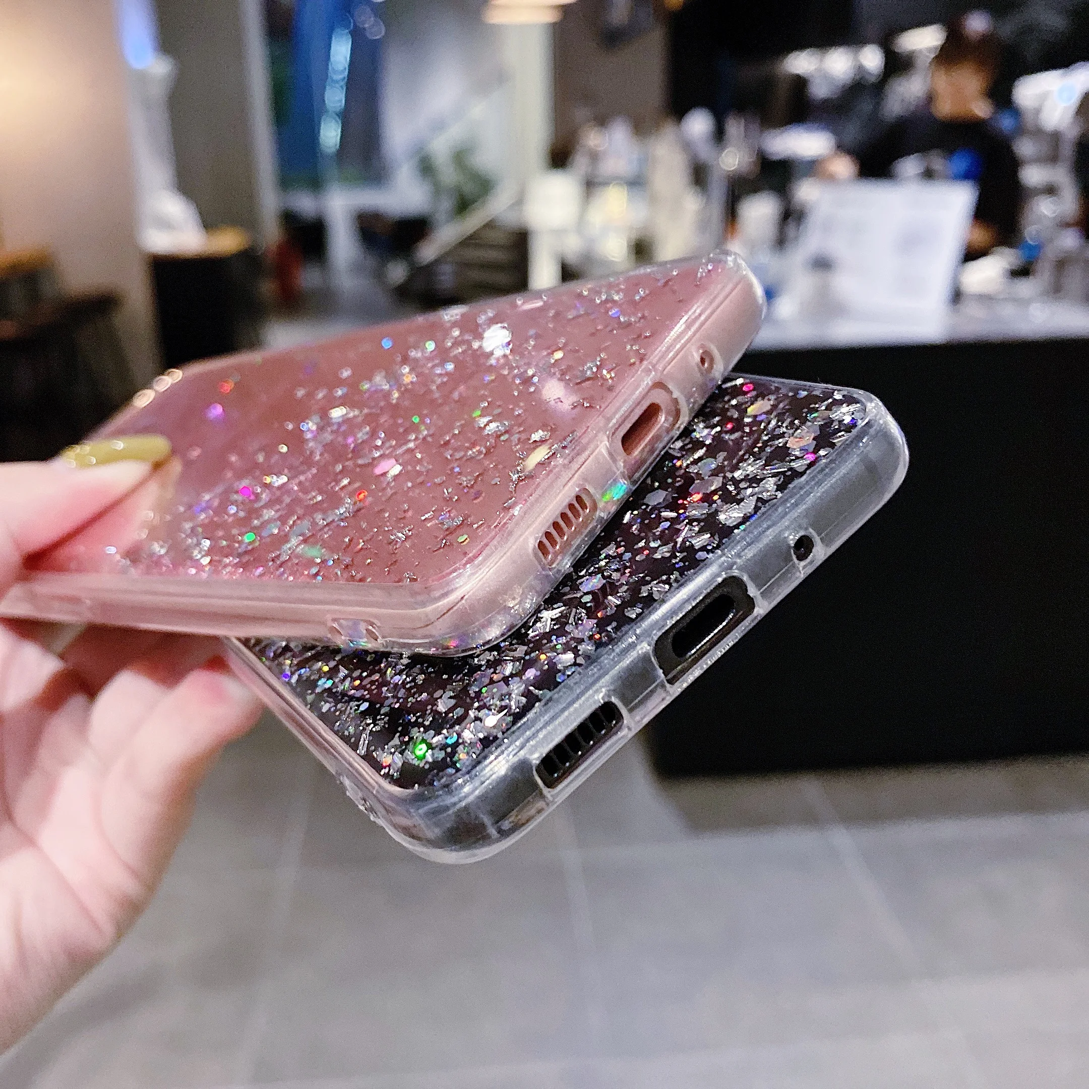 amazon realme xt glitter cover