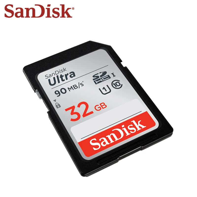 SanDisk Оригинальная карта памяти 32 Гб 16 SDHC высокая скорость 80 м/с Ultra SD 64 128 ГБ SDXC