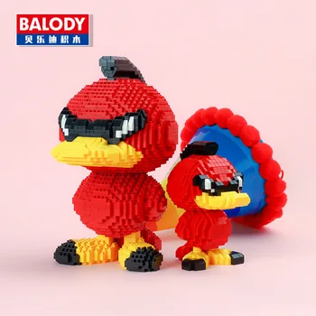 

Balody Mini Blocks Cartoon Building Bricks Duck Model Micro Blocks Anime Figures Girls Gifts Toys For children 18097