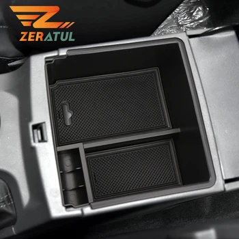 

For Ford Ranger 2011-2019 Console Central Armrest Storage Box Car Styling Auto Central Armrest Storage Box Container Holder Tray
