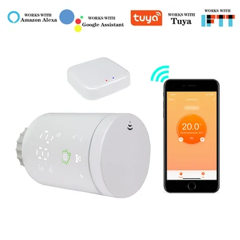 

WiFi Smart Thermostat Radiator Temperature Controller Heating Room Thermostat Weekly Programmable WorK With Tuya Alexa Google