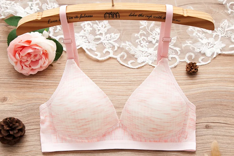 Underwear Women's Ring-free Thin Close Triangle Cup Bra