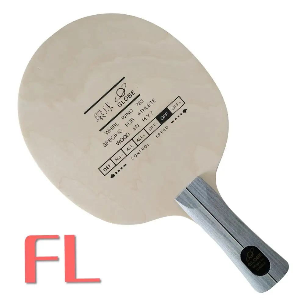 Глобус Вихрь Ветер 783 настольный теннис пинг понг лезвие - Цвет: FL long handle
