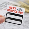 100pcs/roll Oil Change/Service Reminder Stickers  Window Sticker Adhesive Labels Car Sticker ► Photo 1/6