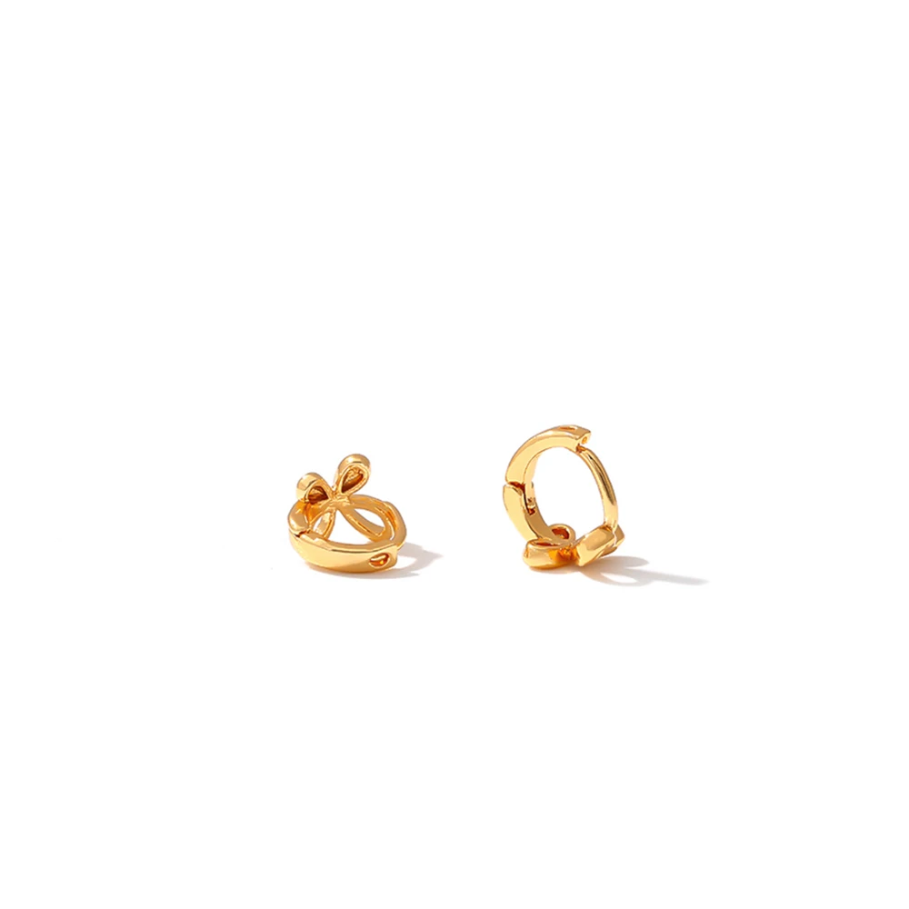 Mchic, ювелирные изделия в виде бабочек, медь, золотой цвет, серьги, изысканный минимализм, геометрическое кольцо для ушей для женщин, рождественский подарок, браслет