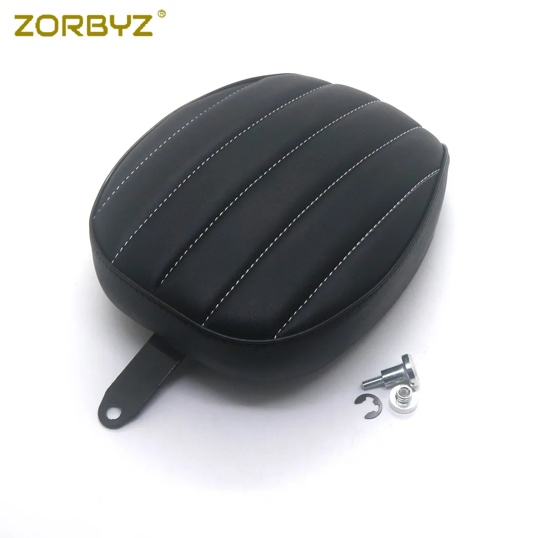 ZORBYZ 1 шт. Мотоцикл искусственная кожа заднее ПАССАЖИРСКОЕ СИДЕНЬЕ для Harley Sportster XL1200 XL883 72 48
