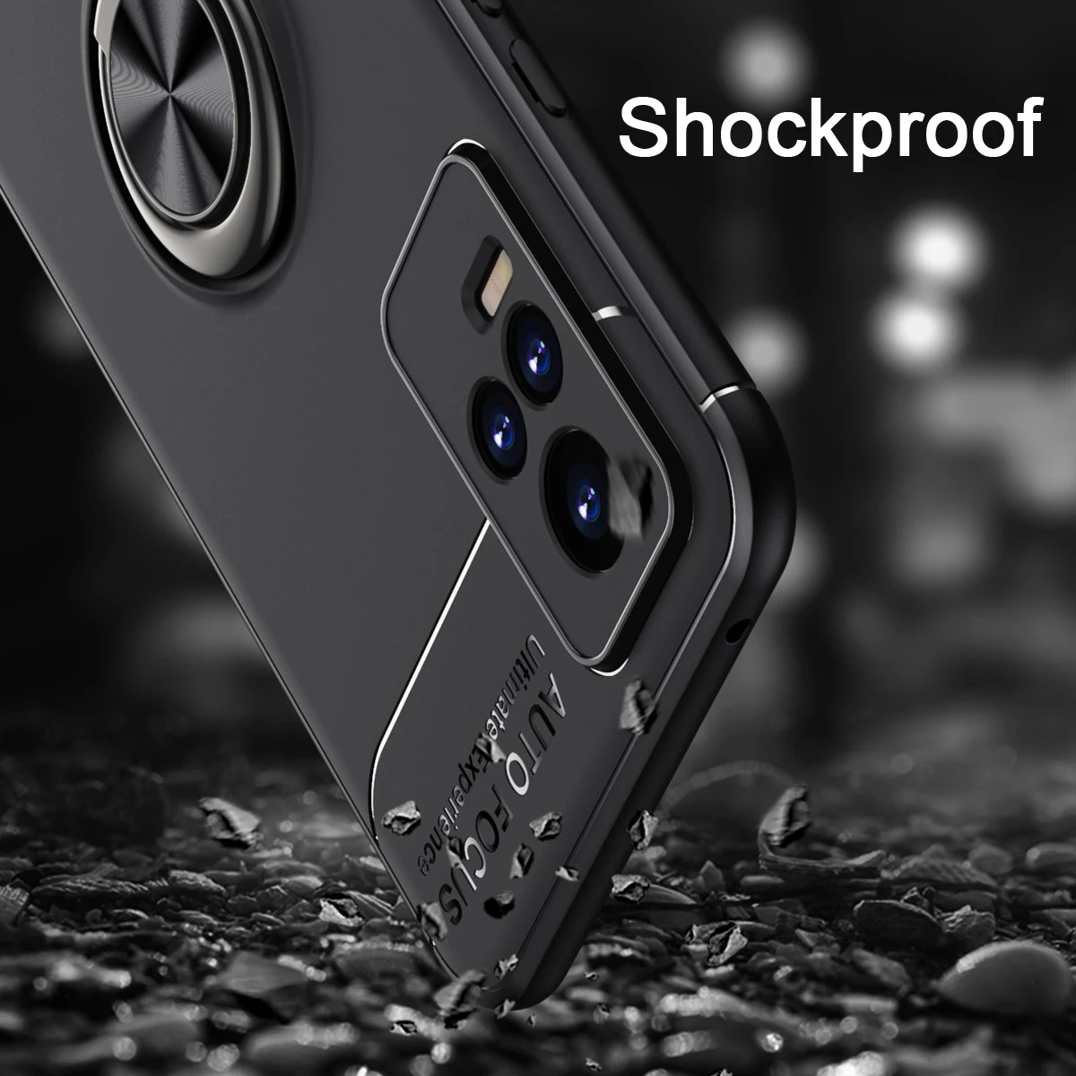 KEYSION Shockproof Armor Case for VIVO V23 5G V23 Pro V21e Y21