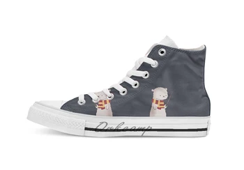 

Harry Pawter Otter breathable Casual High Top lace-up Canvas shoes sneakers Drop shipping
