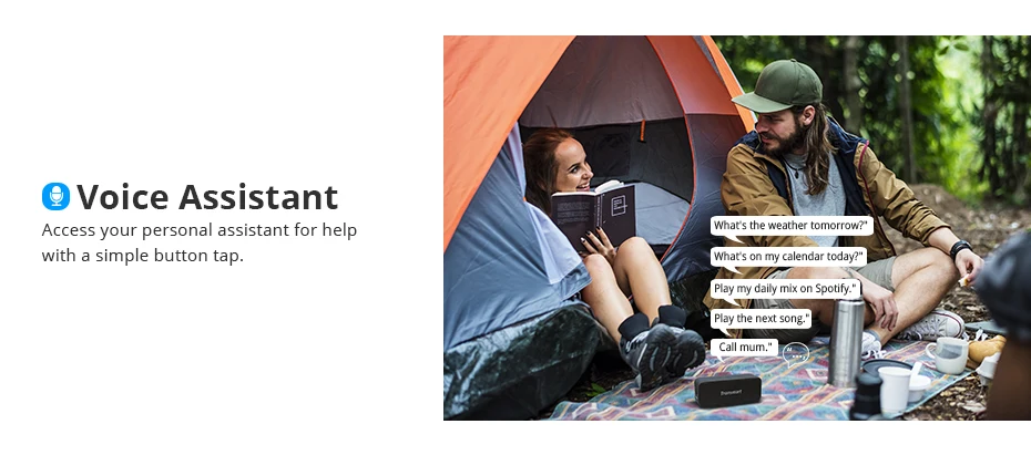 Tronsmart T2 Plus Bluetooth 5.0 Speaker 20W Portable Speaker 24H Column IPX7 Soundbar with TWS,Voice Assistant,Micro SD (9)