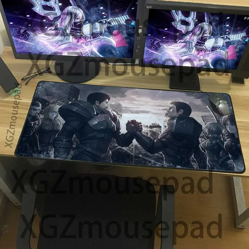 XGZ 3D Аниме на заказ большой игровой коврик для мыши Черный замок край интернет кафе компьютерная клавиатура Настольный коврик резиновая нескользящая удобная Xxl