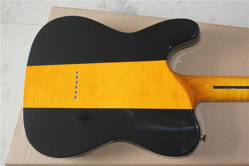 Custom Shop Новое поступление с головой собаки подписи Sunburst электрогитара золотой Hardware10yue