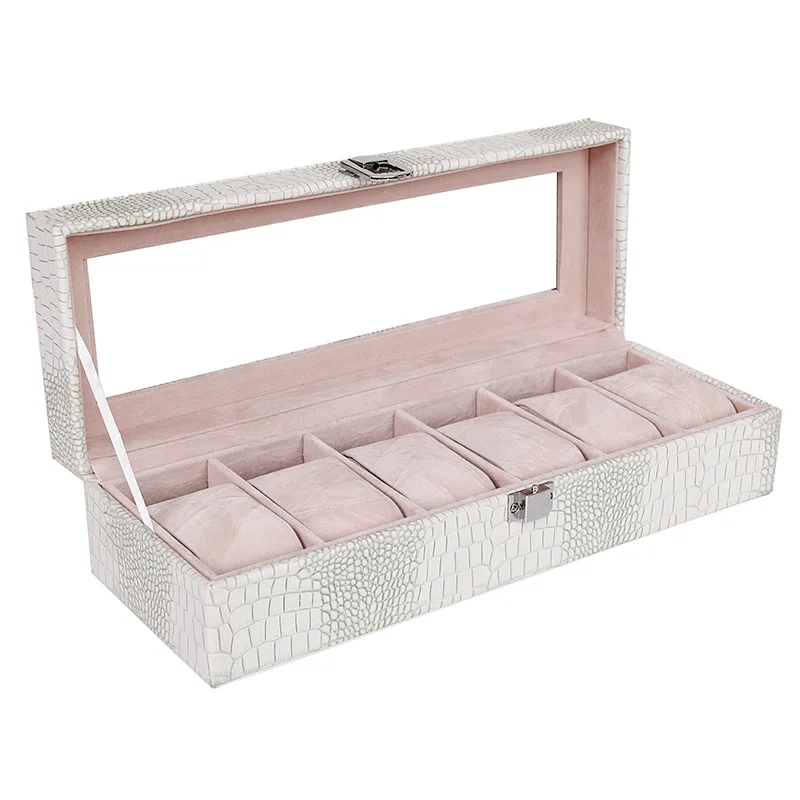 Коробка для часов из искусственной кожи крокодила высокого качества хит продаж