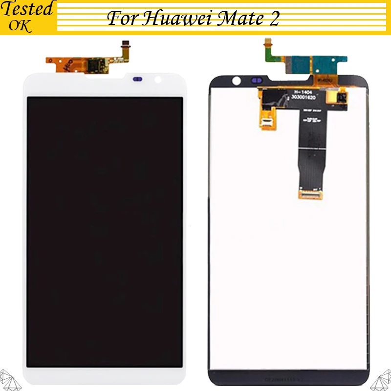 10 шт \ Лот для huawei mate 2 ЖК-дисплей с сенсорным экраном дигитайзер сборка для huawei Asend mate 2 lcd
